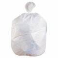 Heritage Bag 24X32 LLDPE White 0.50 Mil Flat Pack Can Liners 12-16 Gallon, 500PK H4832MW